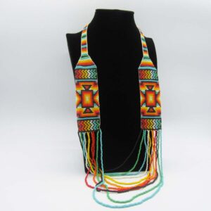 Collana etnica colorata artigianale